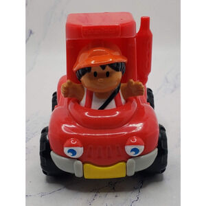 2004 Fisher Price Little People Red Truck McDonald’s Happy Meal Toy